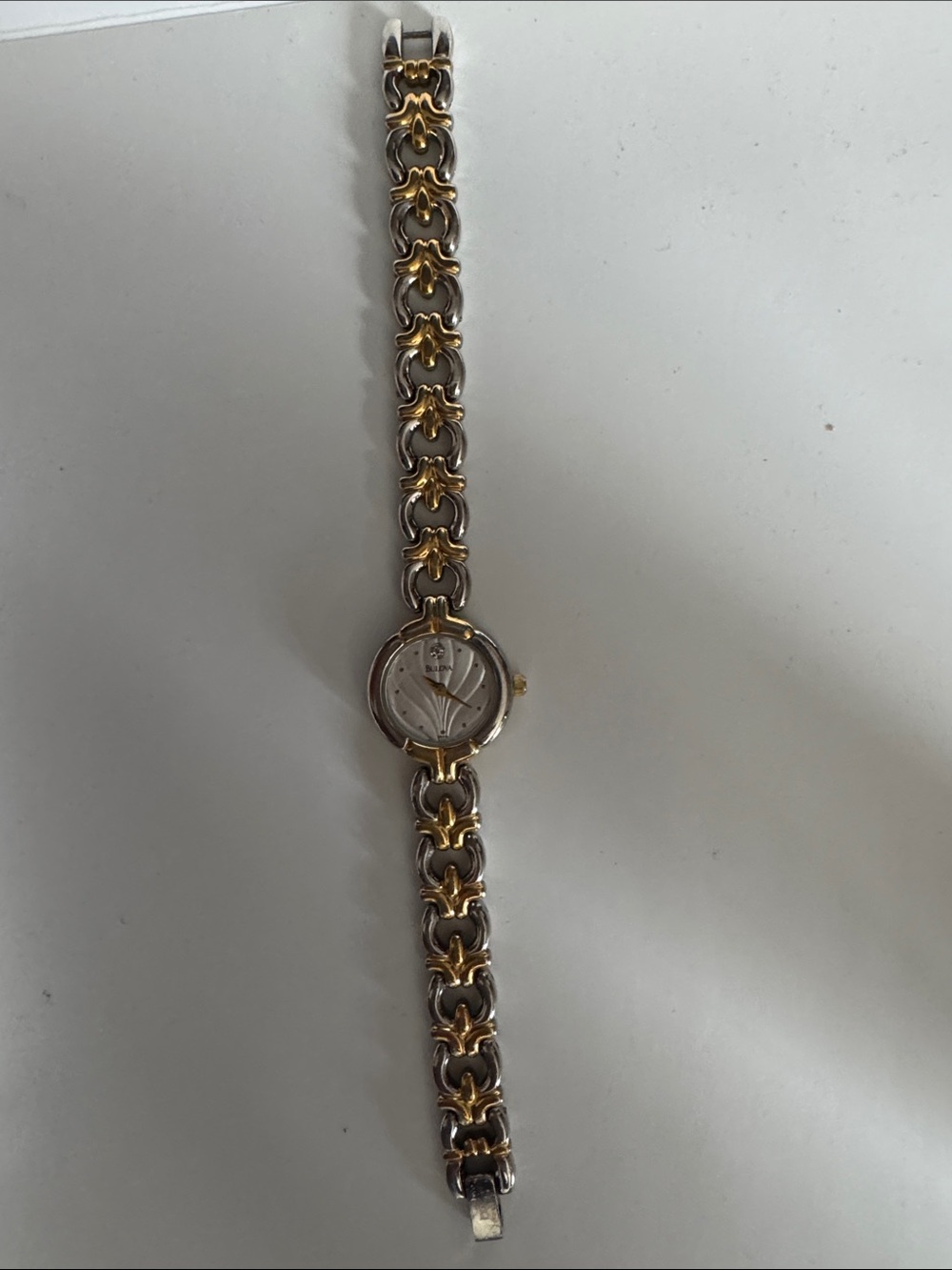Bulova Two-Tone Bracelet Watch in Gold and Silver